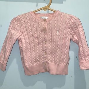 Ralph Lauren Baby Girl Cable-Knit Cotton Cardigan